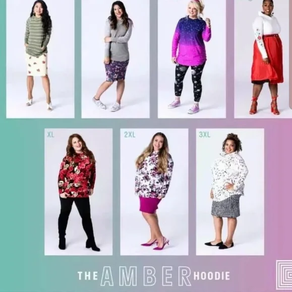 LuLaRoe Breast Cancer Awareness Amber Pink Tie Dye M - Picture 6 of 8